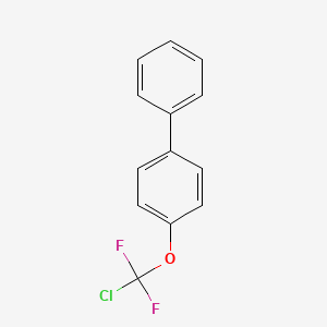 molecular formula C13H9ClF2O B3040230 4-(Chlorodifluoromethoxy)biphenyl CAS No. 175838-99-0