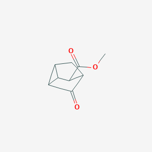 molecular formula C9H10O3 B3040235 甲基 (1S,2R,3R,4R,6S)-5-氧代三环[2.2.1.02,6]庚烷-3-羧酸盐 CAS No. 176019-19-5