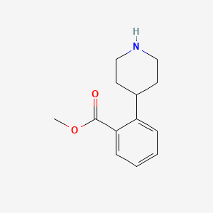 molecular formula C13H17NO2 B3040238 Methyl 2-piperidin-4-ylbenzoate CAS No. 176526-08-2