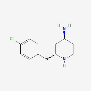 (2R,4S)-2-(4-chlorobenzyl)piperidin-4-amine
