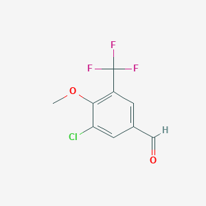 3-Chloro-4-methoxy-5-(trifluoromethyl)benzaldehyde