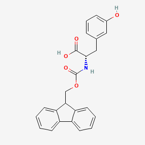 (S)-2-((((9H-Fluoren-9-yl)methoxy)carbonyl)amino)-3-(3-hydroxyphenyl)propanoic acid