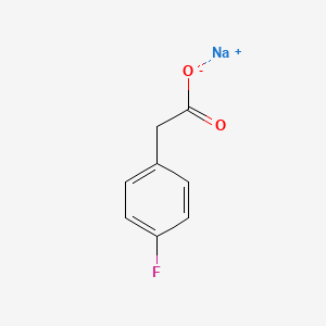 molecular formula C8H6FNaO2 B3040252 Sodium 4-fluorophenylacetate CAS No. 178666-56-3