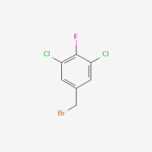 molecular formula C7H4BrCl2F B3040260 3,5-Dichloro-4-fluorobenzyl bromide CAS No. 1803725-04-3