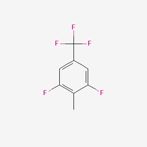 molecular formula C8H5F5 B3040263 3,5-二氟-4-甲基苯三氟化物 CAS No. 1803825-66-2