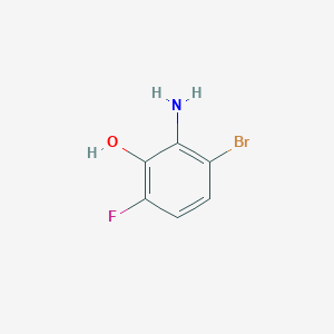 molecular formula C6H5BrFNO B3040273 2-Amino-3-bromo-6-fluorophenol CAS No. 1807234-87-2