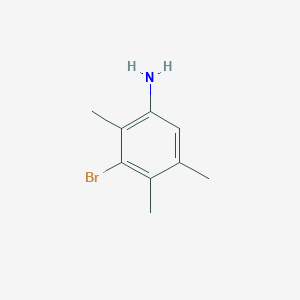 molecular formula C9H12BrN B3040274 3-Bromo-2,4,5-trimethylaniline CAS No. 18087-53-1