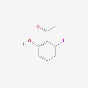 molecular formula C8H7IO2 B3040285 2'-羟基-6'-碘代苯乙酮 CAS No. 1823330-79-5