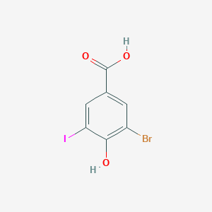 3-Bromo-5-iodo-4-hydroxybenzoic acid