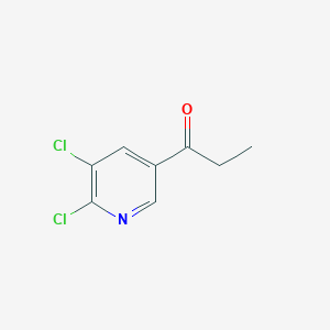 1-(5,6-Dichloropyridin-3-yl)propan-1-one