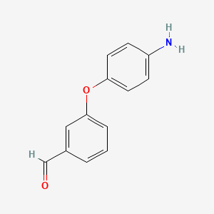 molecular formula C13H11NO2 B3040294 3-(4-Aminophenoxy)benzaldehyde CAS No. 1824063-17-3