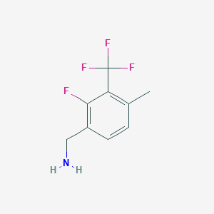molecular formula C9H9F4N B3040296 2-Fluoro-4-methyl-3-(trifluoromethyl)benzylamine CAS No. 1824271-19-3