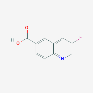 molecular formula C10H6FNO2 B3040297 3-Fluoroquinoline-6-carboxylic acid CAS No. 1824275-93-5
