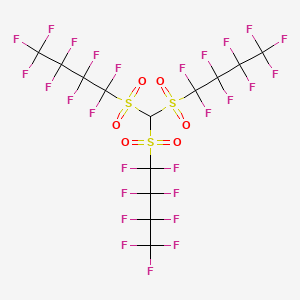 molecular formula C13HF27O6S3 B3040298 三(全氟丁烷磺酰基)甲烷 CAS No. 182505-69-7