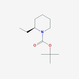 molecular formula C12H23NO2 B3040313 tert-Butyl (S)-2-ethylpiperidine-1-carboxylate CAS No. 1853230-28-0