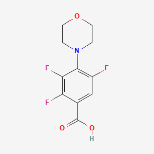 2,3,5-Trifluoro-4-morpholin-4-ylbenzoic acid