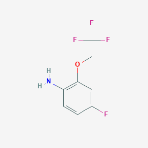 4-Fluoro-2-(2,2,2-trifluoroethoxy)aniline