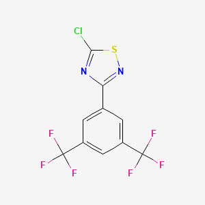 5-Chloro-3-[3,5-di(trifluoromethyl)phenyl]-1,2,4-thiadiazole
