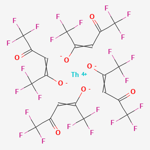 molecular formula C20H4F24O8Th B3040331 1,1,1,5,5,5-六氟-4-氧代戊-2-烯-2-醇；钍(4+) CAS No. 18865-75-3