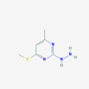 2-Hydrazino-4-methyl-6-methylthiopyrimidine