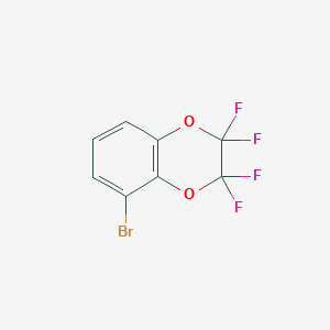 molecular formula C8H3BrF4O2 B3040343 5-溴-2,2,3,3-四氟-1,4-苯并二氧杂环己烷 CAS No. 190903-76-5