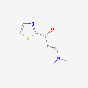 molecular formula C8H10N2OS B3040348 3-(Dimethylamino)-1-(1,3-thiazol-2-yl)prop-2-en-1-one CAS No. 191729-27-8
