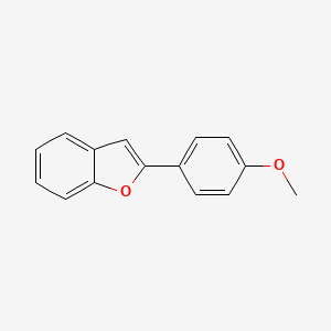 molecular formula C15H12O2 B3040352 2-(4-甲氧基苯基)苯并呋喃 CAS No. 19234-04-9