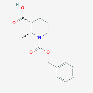 molecular formula C15H19NO4 B3040358 (2R,3R)-1-Cbz-2-甲基哌啶-3-羧酸 CAS No. 1932256-61-5