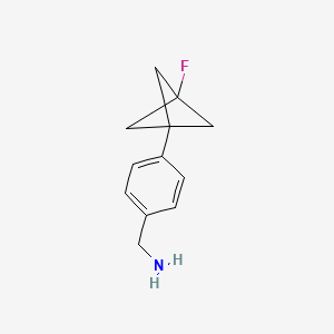 (4-(3-Fluorobicyclo[1.1.1]pentan-1-yl)phenyl)methanamine