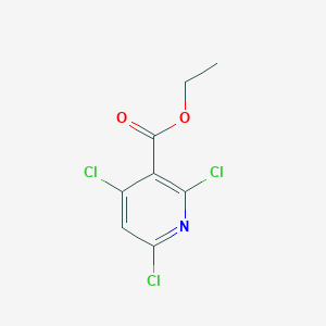 molecular formula C8H6Cl3NO2 B3040362 2,4,6-三氯烟酸乙酯 CAS No. 1934657-78-9