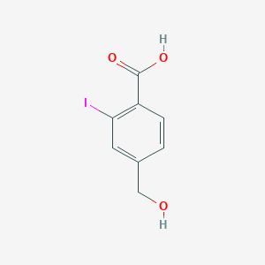 molecular formula C8H7IO3 B3040364 4-(Hydroxymethyl)-2-iodobenzoic acid CAS No. 1934878-44-0