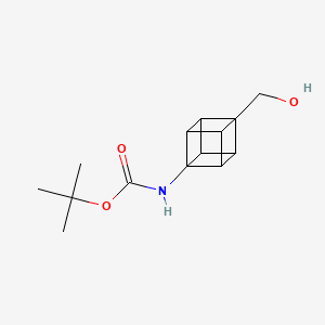 tert-butyl ((2r,3R,4s,5S)-4-(hydroxymethyl)cuban-1-yl)carbamate