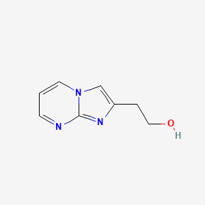 molecular formula C8H9N3O B3040371 2-(2-Hydroxyethyl)imidazo[1,2-a]pyrimidine CAS No. 193683-64-6