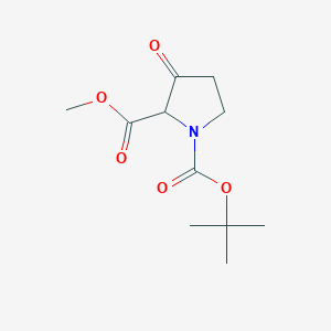 1-tert-Butyl 2-methyl 3-oxopyrrolidine-1,2-dicarboxylate