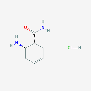 cis-6-Amino-cyclohex-3-enecarboxylic acid amide hydrochloride