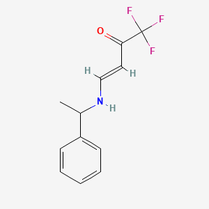 1,1,1-Trifluoro-4-[(1-phenylethyl)amino]but-3-en-2-one