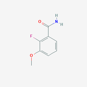 molecular formula C8H8FNO2 B3040414 2-氟-3-甲氧基苯甲酰胺 CAS No. 198204-64-7