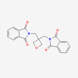 molecular formula C21H16N2O5 B3040417 3,3-Di-(phthalimidomethyl)oxetane CAS No. 198572-34-8