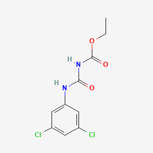 molecular formula C10H10Cl2N2O3 B3040423 1-(3,5-二氯苯基)-3-(乙氧羰基)脲 CAS No. 199741-78-1