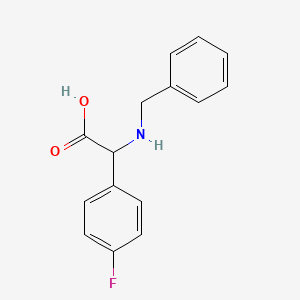 2-(benzylamino)-2-(4-fluorophenyl)acetic Acid