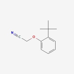 molecular formula C12H15NO B3040445 (2-tert-Butylphenoxy)acetonitrile CAS No. 202821-16-7