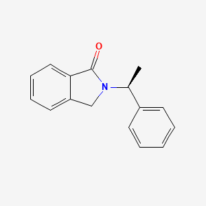 molecular formula C16H15NO B3040454 2-[(S)-alpha-Methylbenzyl]isoindoline-1-one CAS No. 203788-47-0