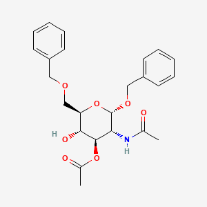 molecular formula C24H29NO7 B3040455 Benzyl 2-acetamido-3-O-acetyl-6-O-benzyl-2-deoxy-alpha-D-glucopyranoside CAS No. 204511-04-6