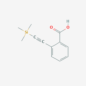 molecular formula C12H14O2Si B3040458 2-[(三甲基甲硅烷基)乙炔基]苯甲酸 CAS No. 205250-12-0