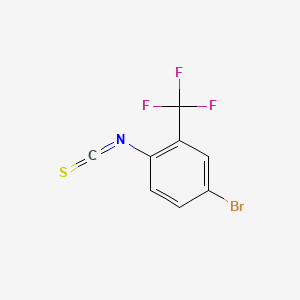 molecular formula C8H3BrF3NS B3040467 4-Bromo-2-(trifluoromethyl)phenyl isothiocyanate CAS No. 206559-46-8