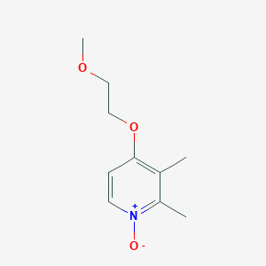 Pyridine, 4-(2-methoxyethoxy)-2,3-dimethyl-, 1-oxide