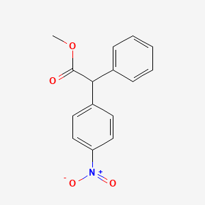 Phenyl-4-nitrophenylacetic acid, methyl ester