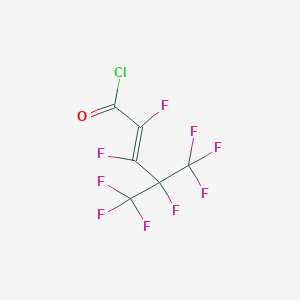 molecular formula C6ClF9O B3040477 (E)-2,3,4,5,5,5-hexafluoro-4-(trifluoromethyl)pent-2-enoyl Chloride CAS No. 207671-78-1