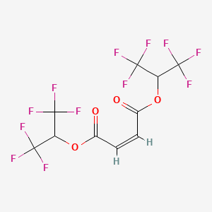 molecular formula C10H4F12O4 B3040481 双(1,1,1,3,3,3-六氟丙烷-2-基) (Z)-丁-2-烯二酸酯 CAS No. 208186-76-9