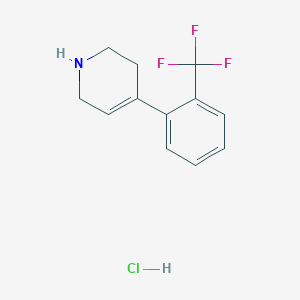 4-[2-(Trifluoromethyl)phenyl]-1,2,3,6-tetrahydropyridine hydrochloride